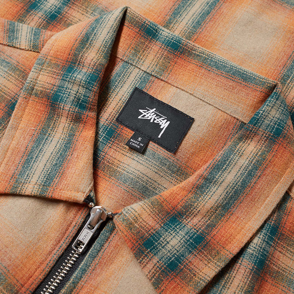 Stussy zip up shirt clearance