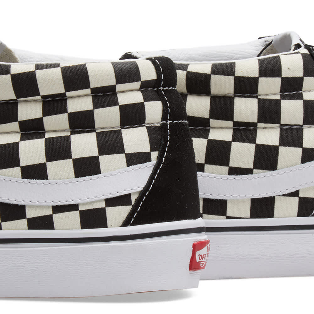 Vans Sk8Mid Reissue Checkerboard & True White END. (US)