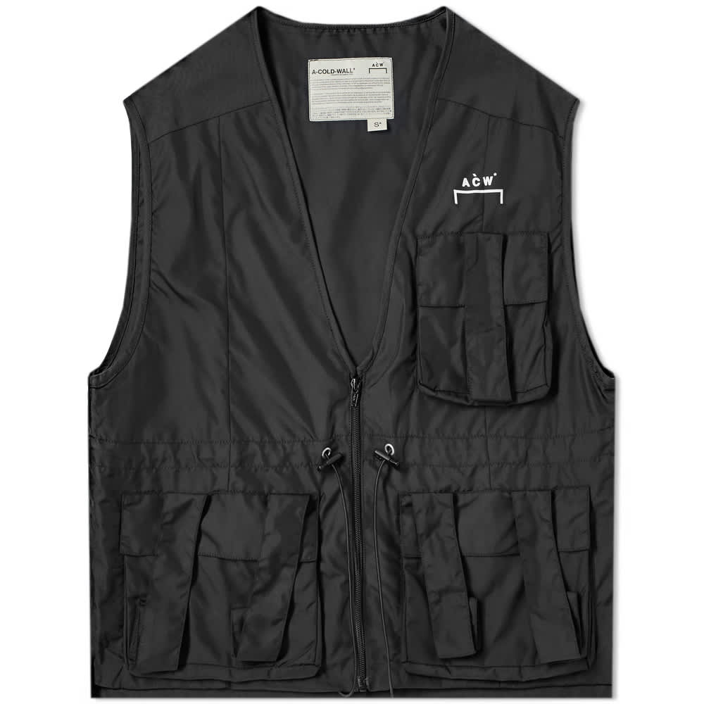 ACOLDWALL* Nylon Utility Vest Black END.