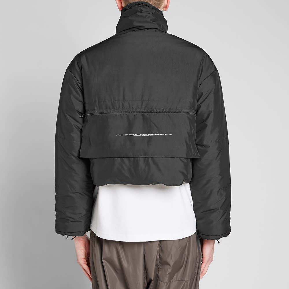 mens black oversized puffer jacket