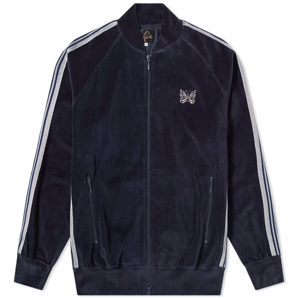 Needles Velour Track Jacket Navy END. (TW)
