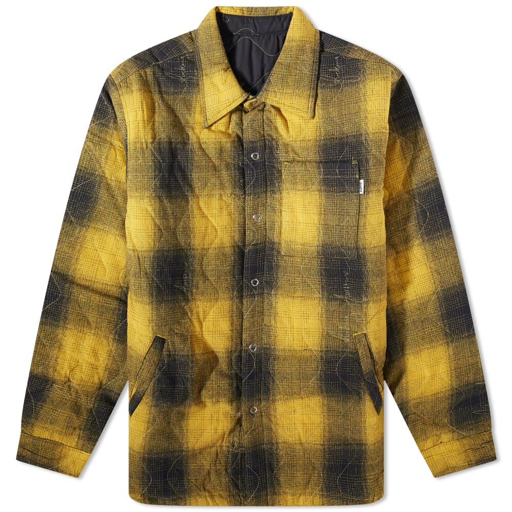 Fucking Awesome Reversible Flannel Jacket Yellow & Black END. (CA)