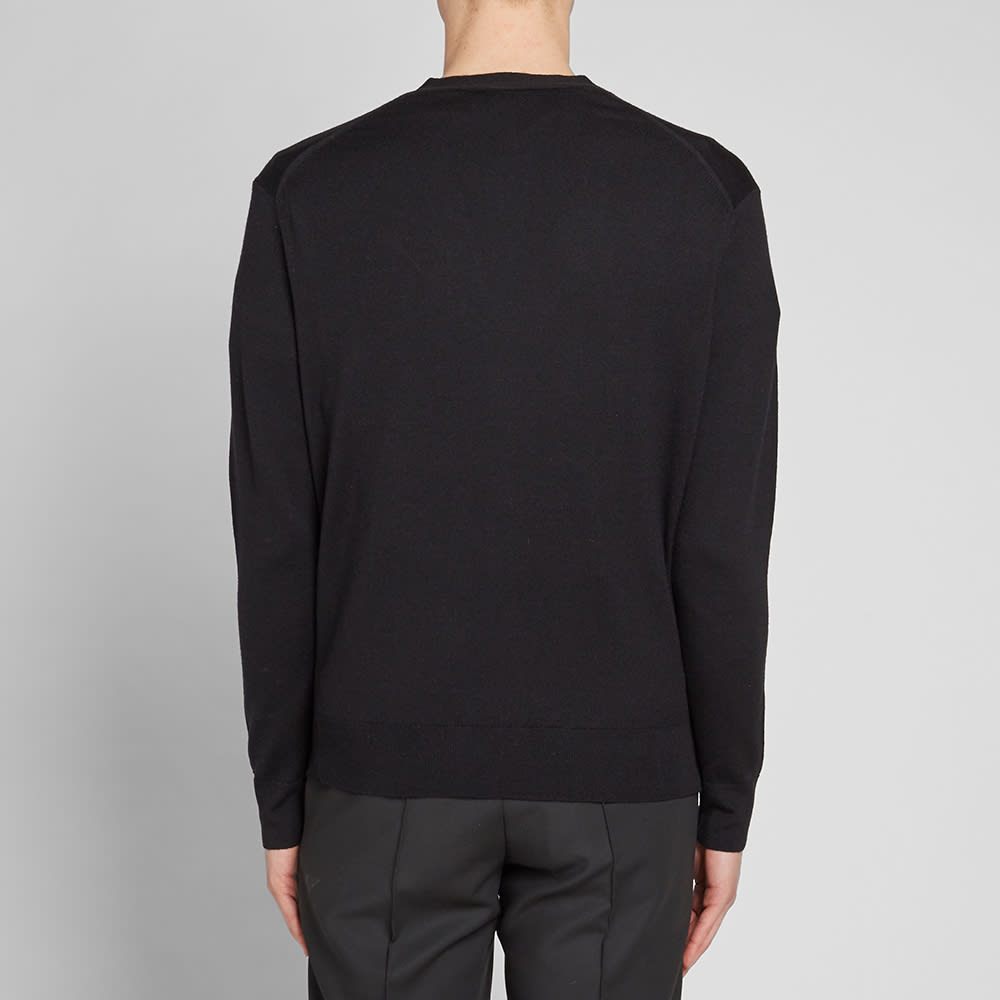 maison kitsune wool cardigan