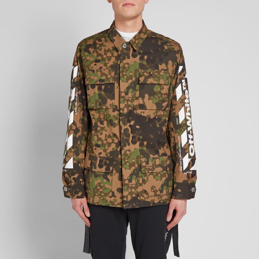 Off white camo crewneck clearance
