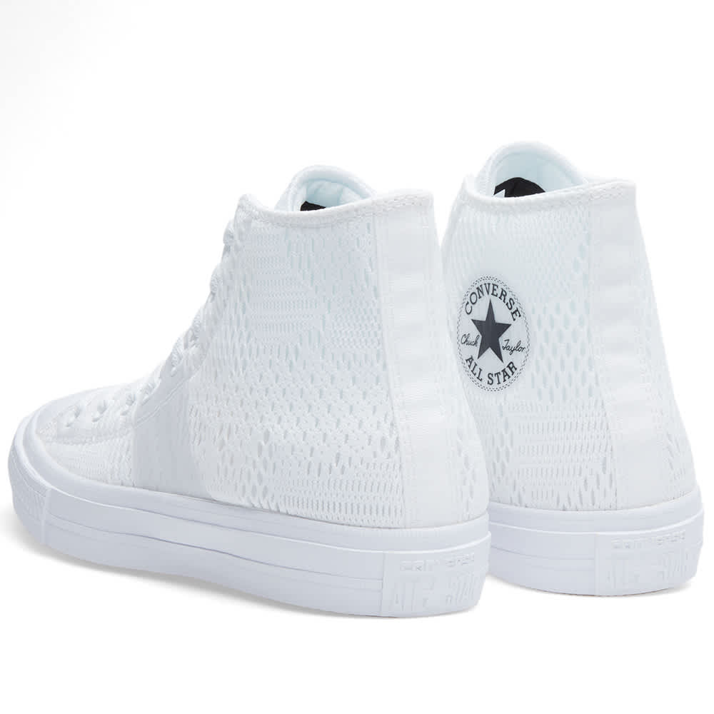 white mesh converse