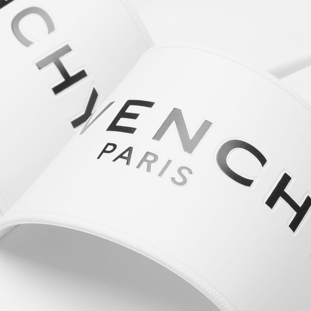 Givenchy Logo Slide White & Black END. (US)
