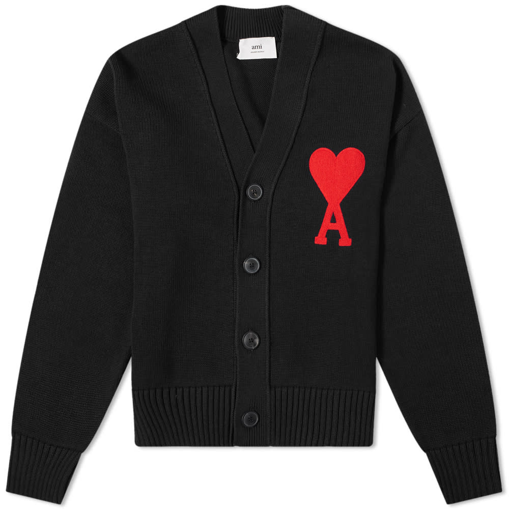 ami big heart sweatshirt