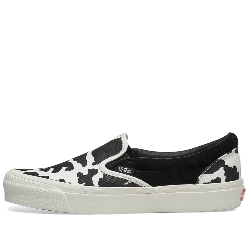 Vans slip on animal print clearance