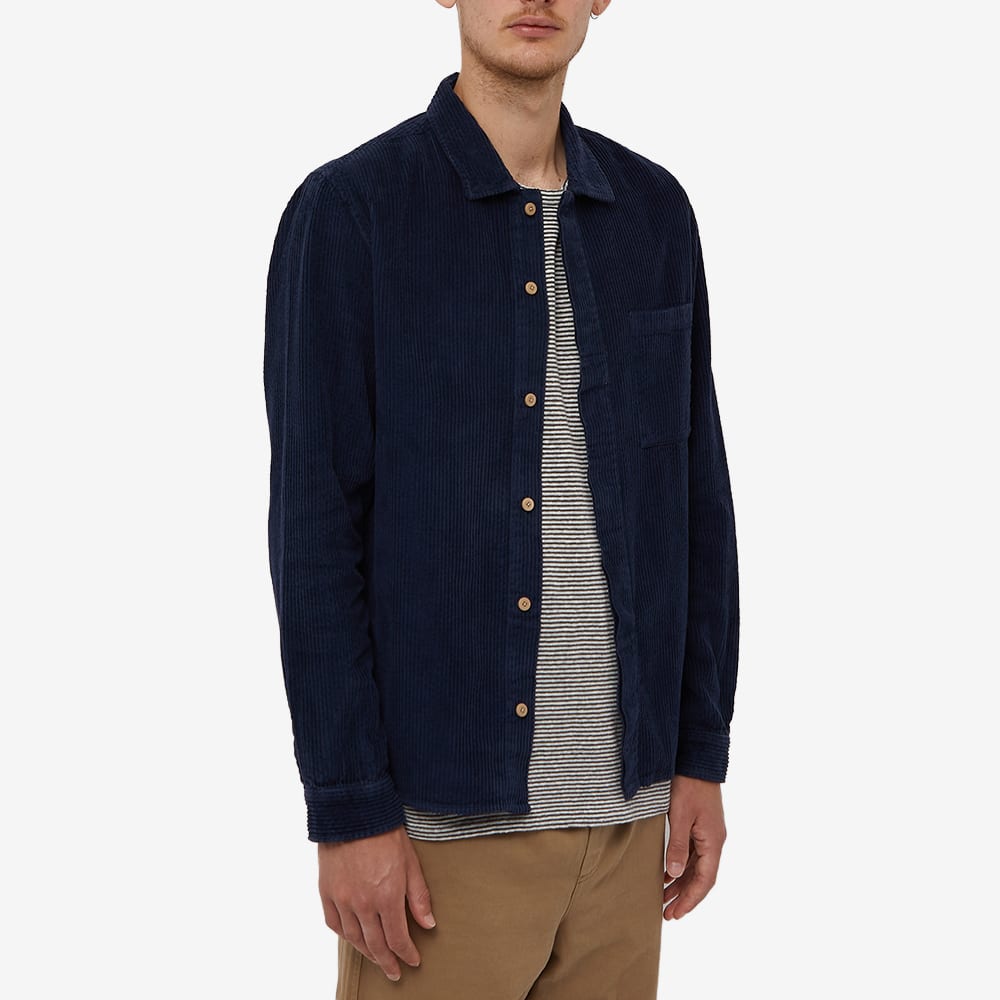 Folk Heavy Cord Patch Shirt Navy END. (Global)