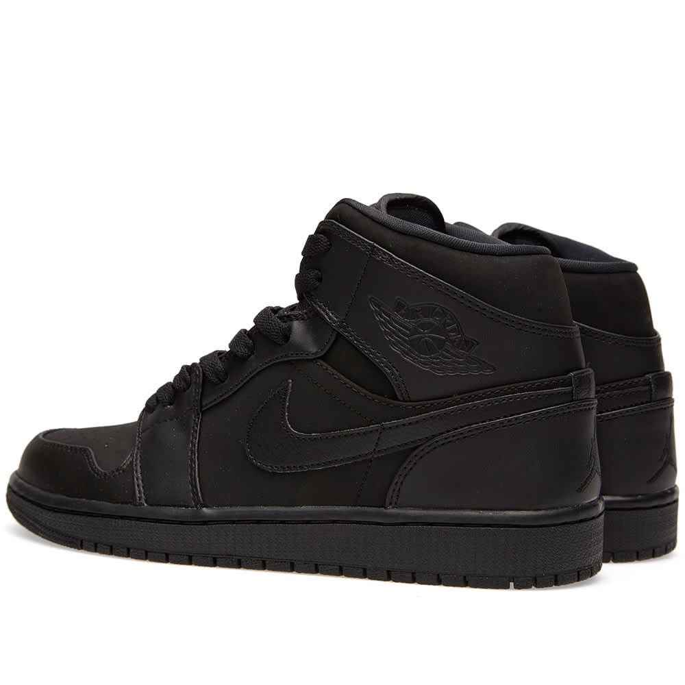 air jordan 1 mid triple black