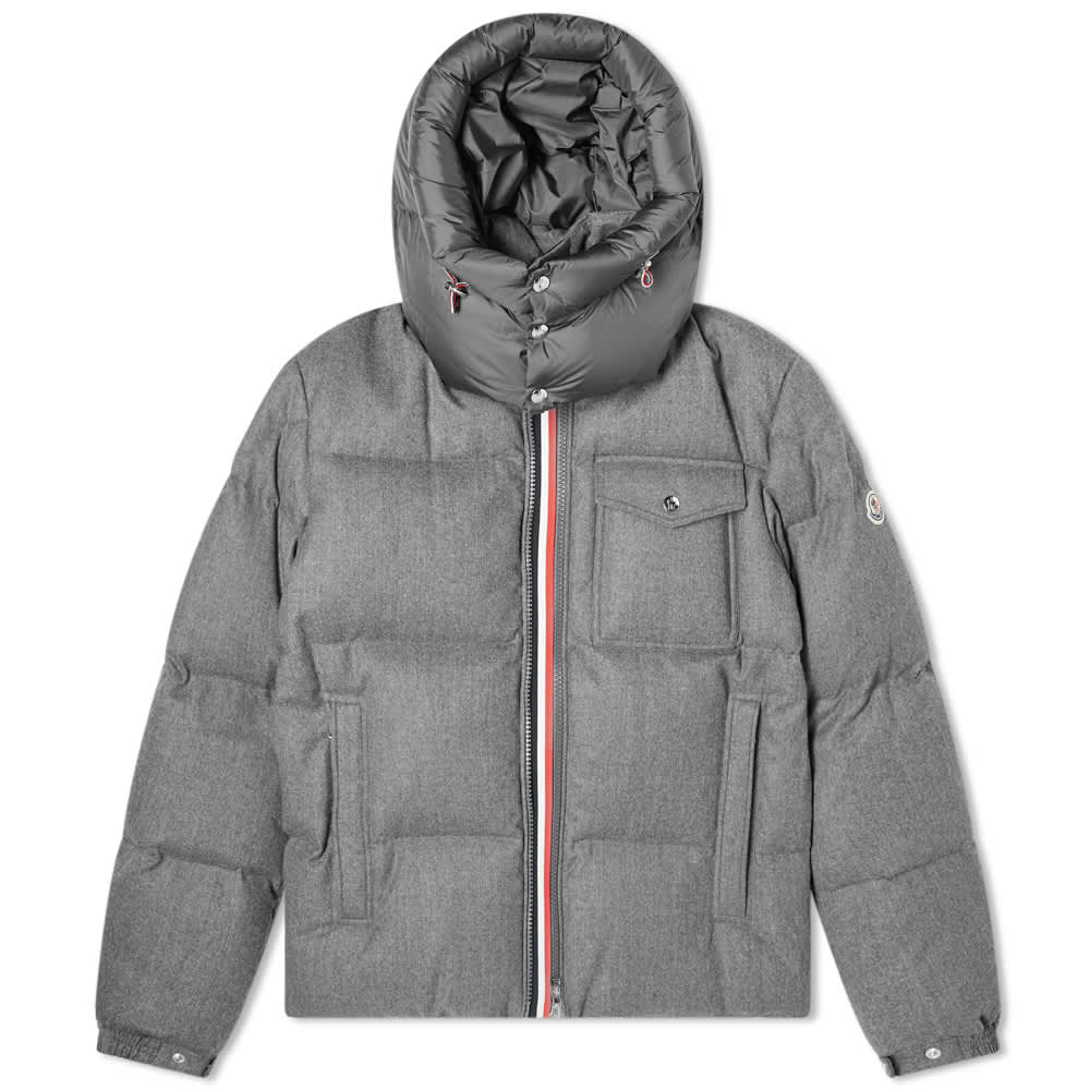 Moncler Brazeau Wool Down Jacket Grey END. (UK)