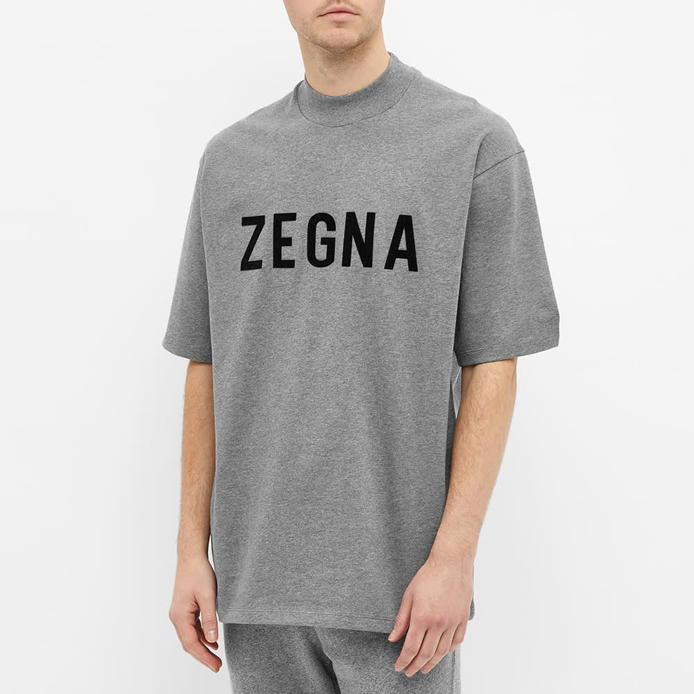 fear of god logo tee