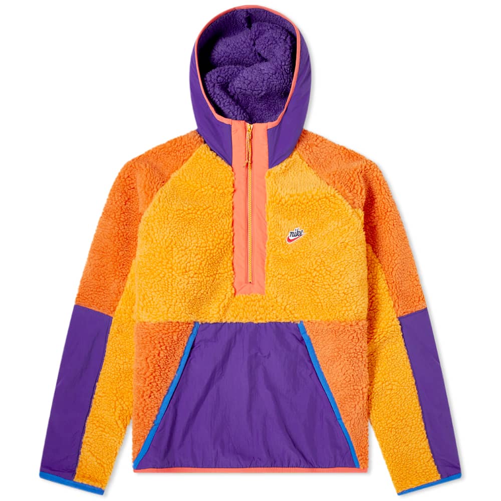 Purple half zip nike clearance