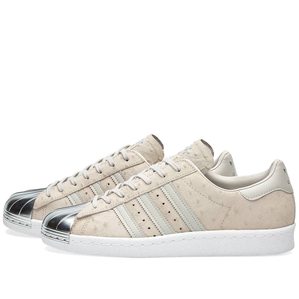 adidas superstar 80s womens silver