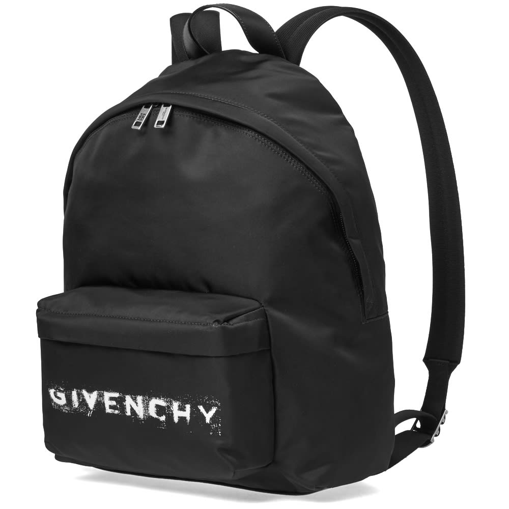 Givenchy Faded Nylon Backpack Black & White END.