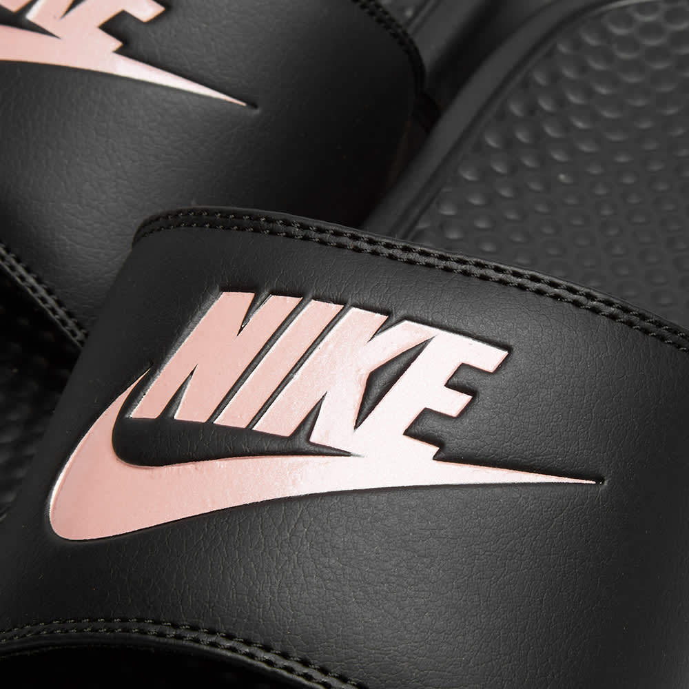 nike benassi jdi rose gold
