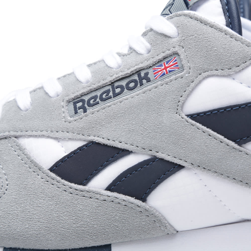 Reebok Classic Leather Utility Sport Flat Grey, White & Navy END. (US)