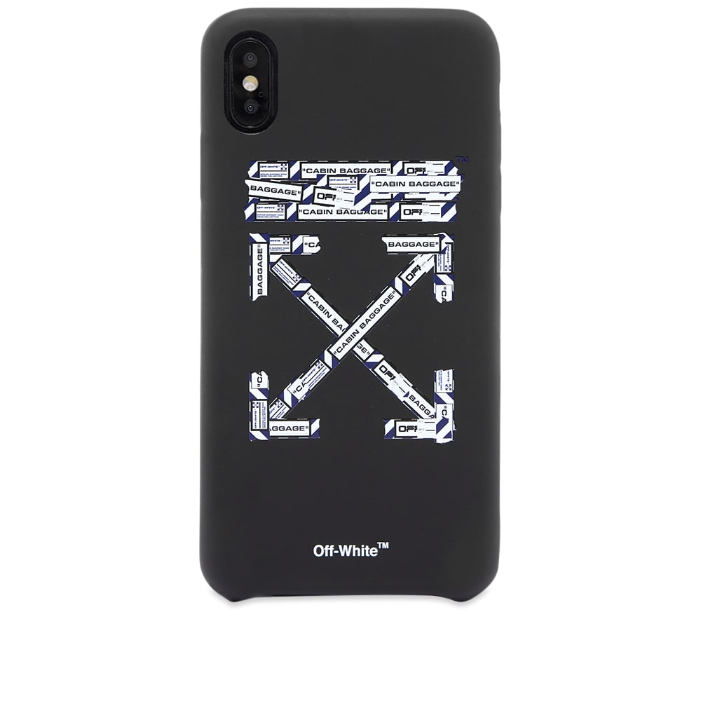 OffWhite Airport iPhone Xs Case Black END. (Europe)