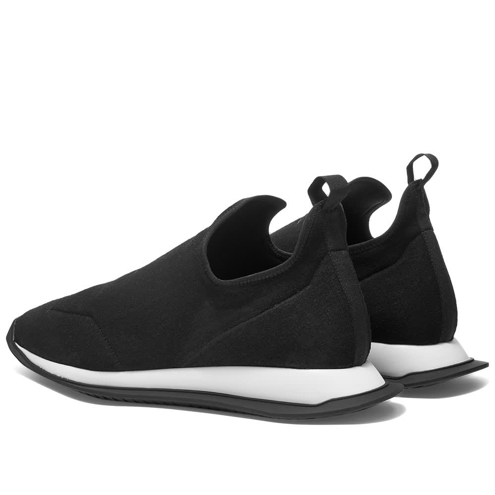 Rick Owens DRKSHDW Pentagram Slip On Runner Black & White | END. (UK)