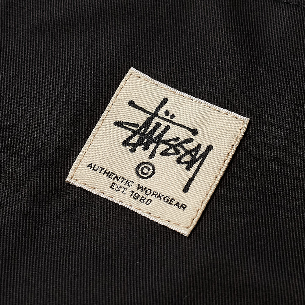 Stussy Zip Up Work Shirt Black | END. (Europe)