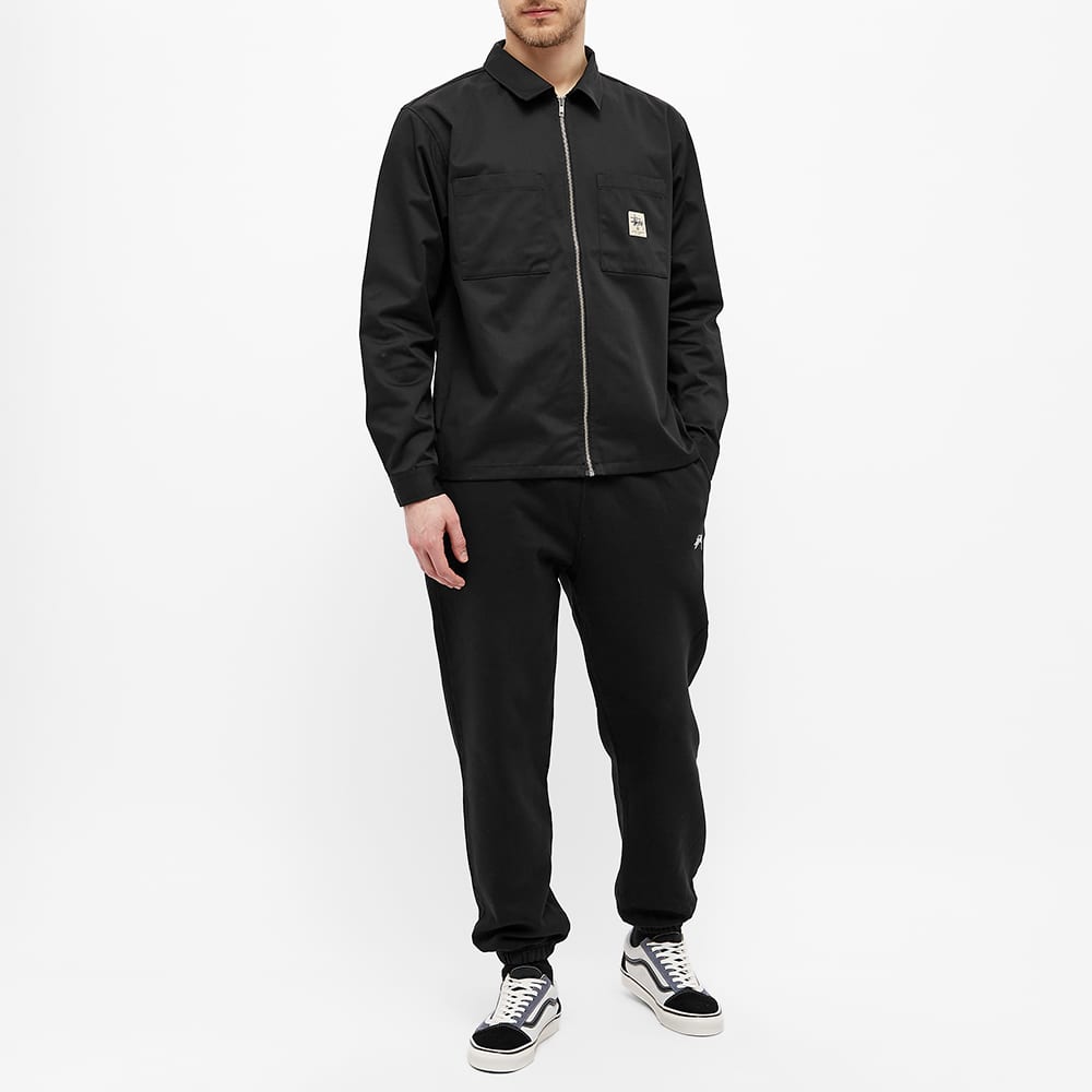 Stussy Zip Up Work Shirt Black | END. (AU)