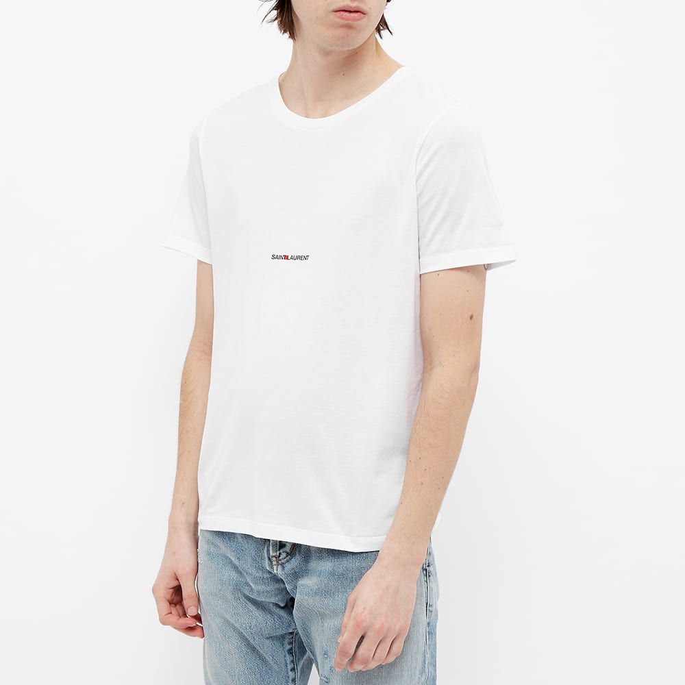 saint laurent white tee