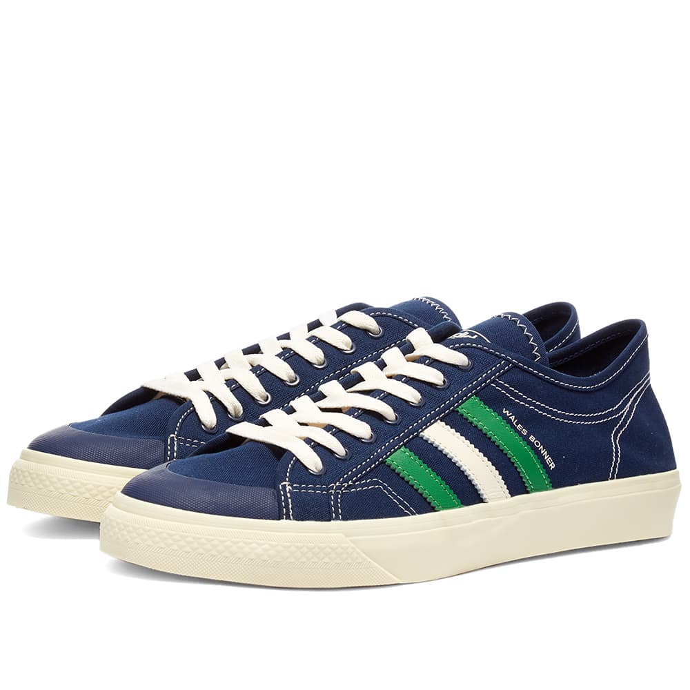 Adidas X Wales Bonner Nizza Lo Indigo Yellow Cream White End