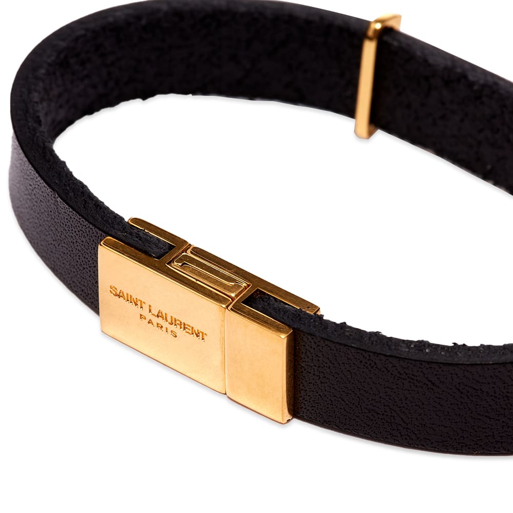 Ysl leather bracelet clearance