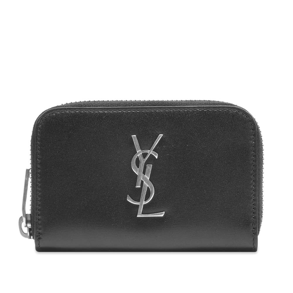 ysl metallic wallet