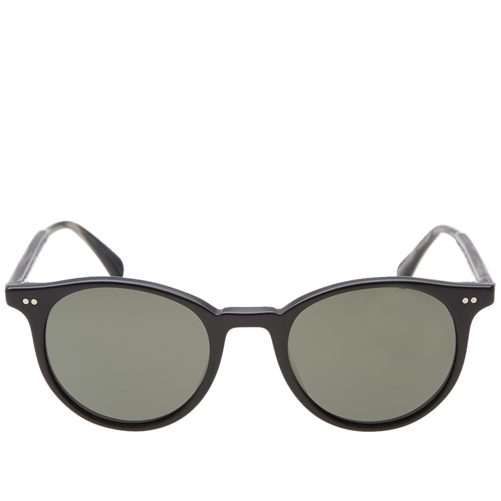 Oliver Peoples Delray Sunglasses Semi-Matte Black & G-15 Polar | END. (AU)