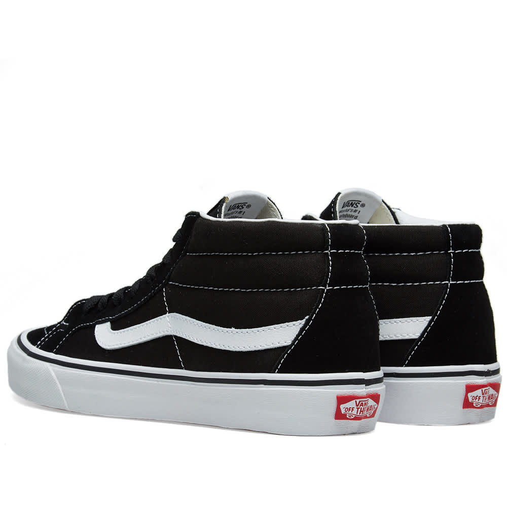 Vans Sk8Mid Reissue Black & True White END. (AU)