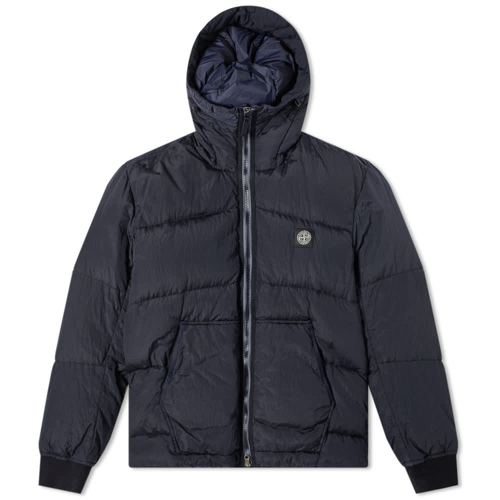 Stone Island Nylon Metal Watro Hooded Down Jacket Navy END. (ES)