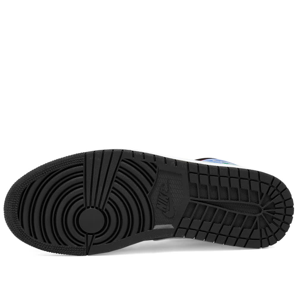 Air Jordan 1 Mid SE W Black, Red & Royal END. (UK)