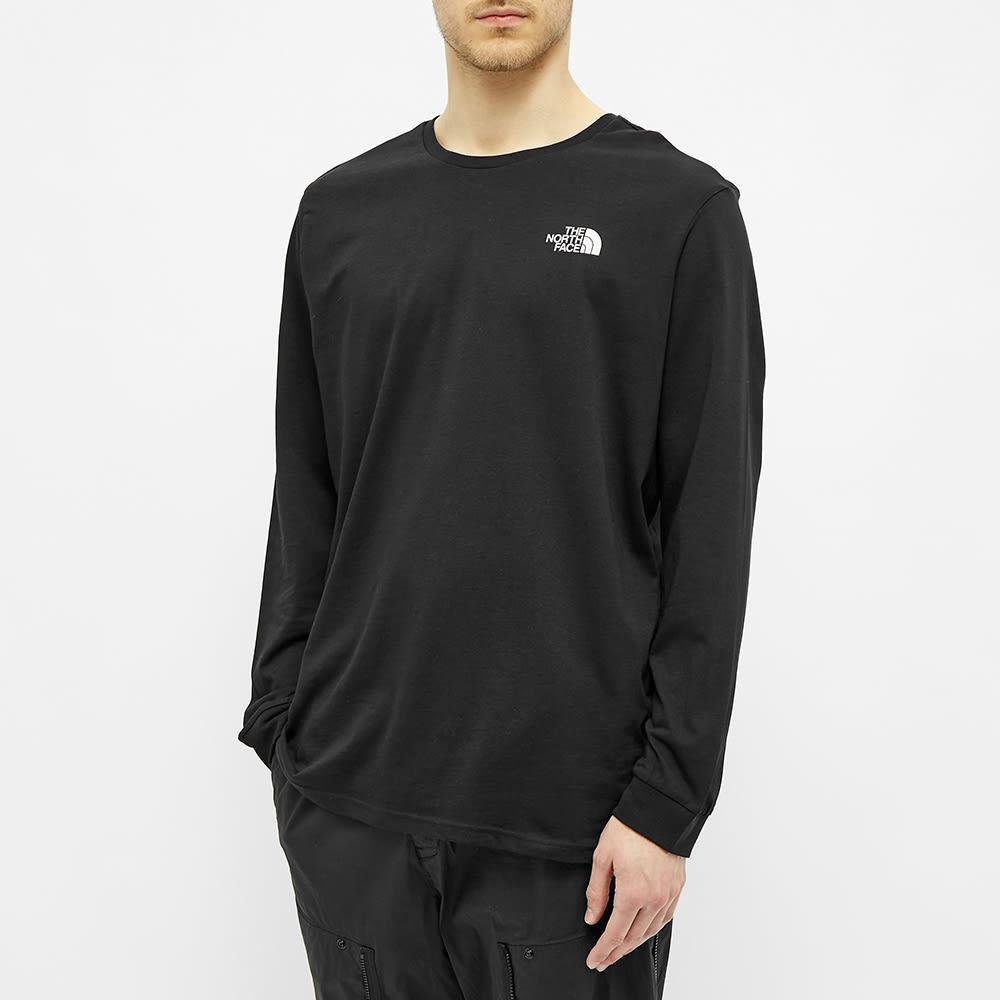 the north face long sleeve simple dome tee