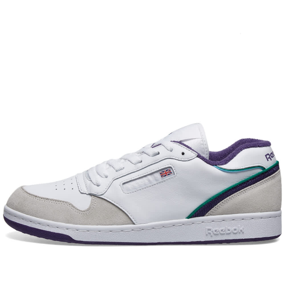 Reebok Wimbledon ACT 300 MU White, Jade & Purple | END.