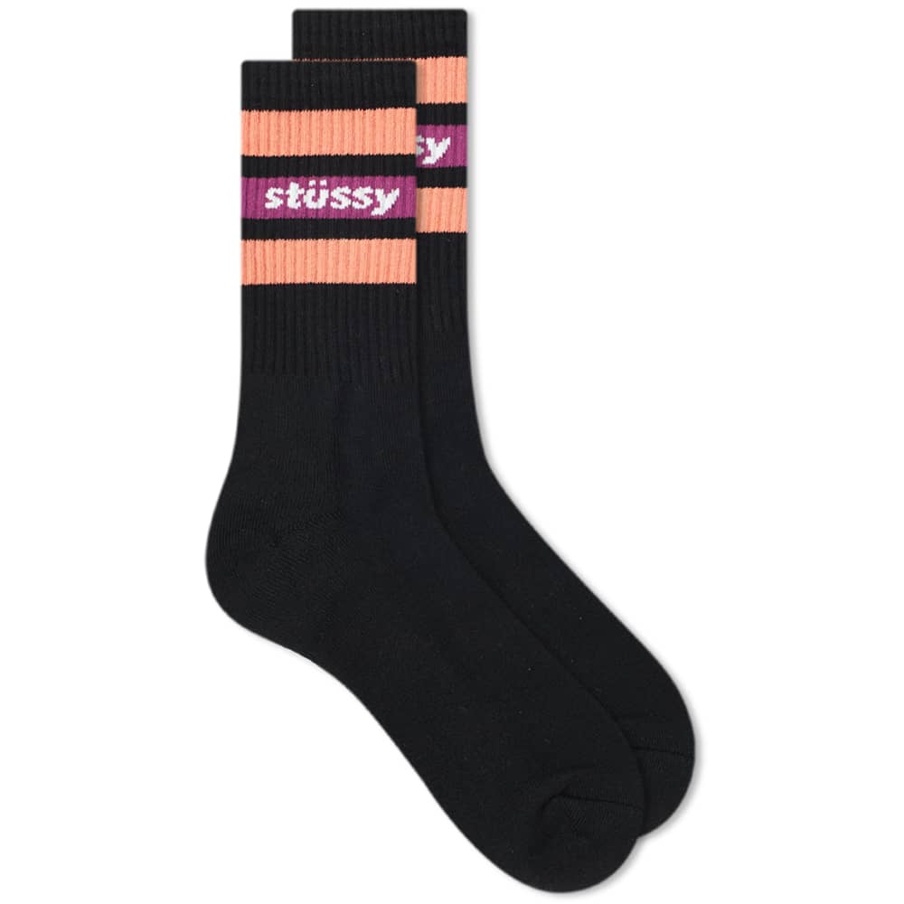 black stussy socks