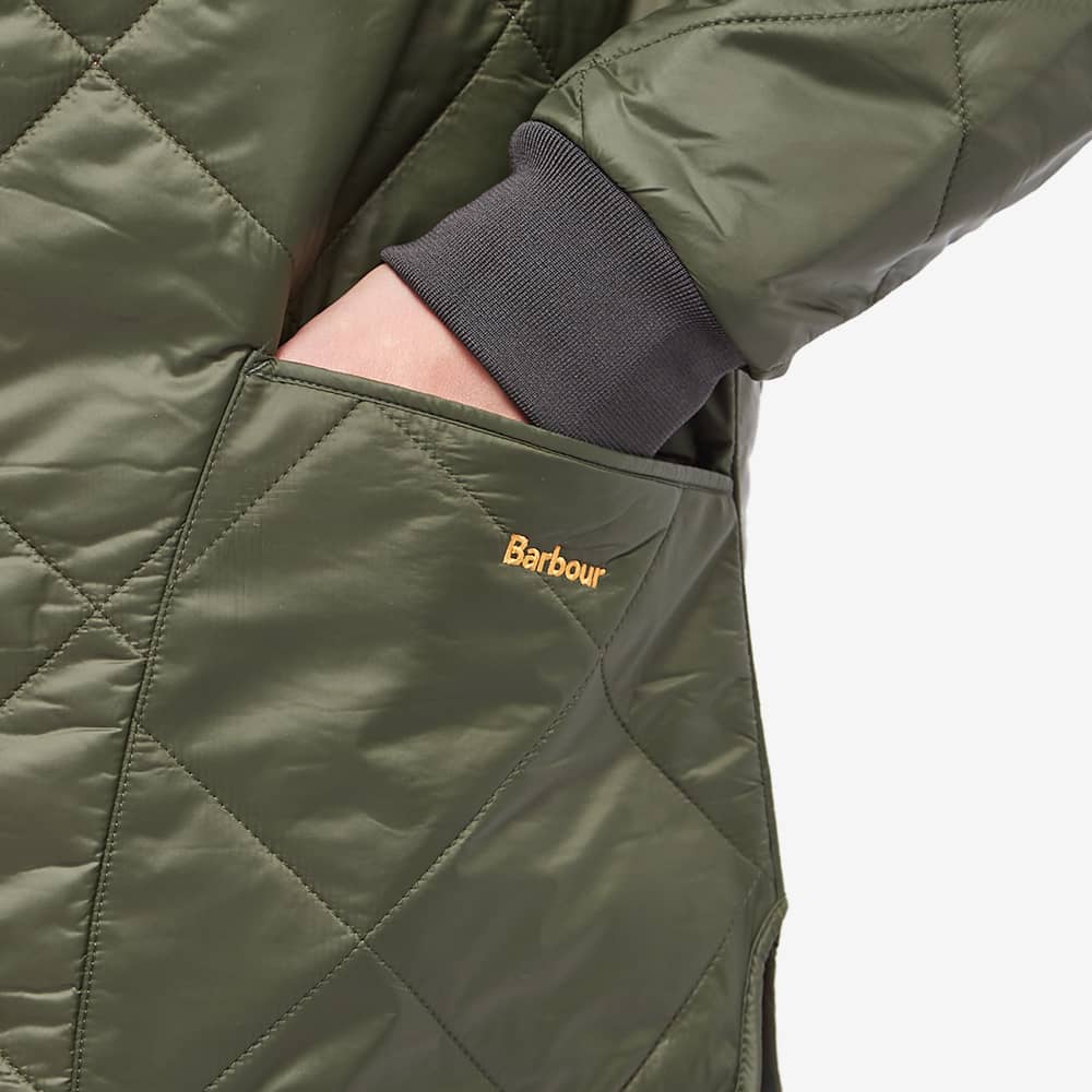 Barbour x Brompton Reversible Fold Quilt Olive END. (CA)