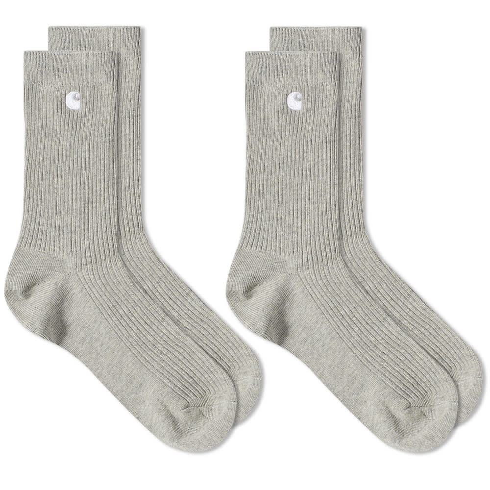 Carhartt WIP Madison Sock 2 Pack Grey Heather END. (Europe)