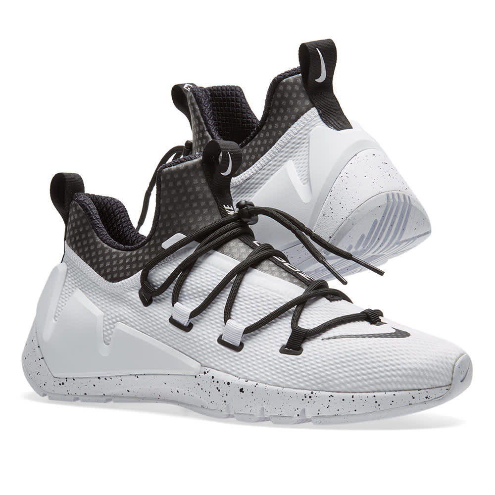 Nike zoom black and white clearance