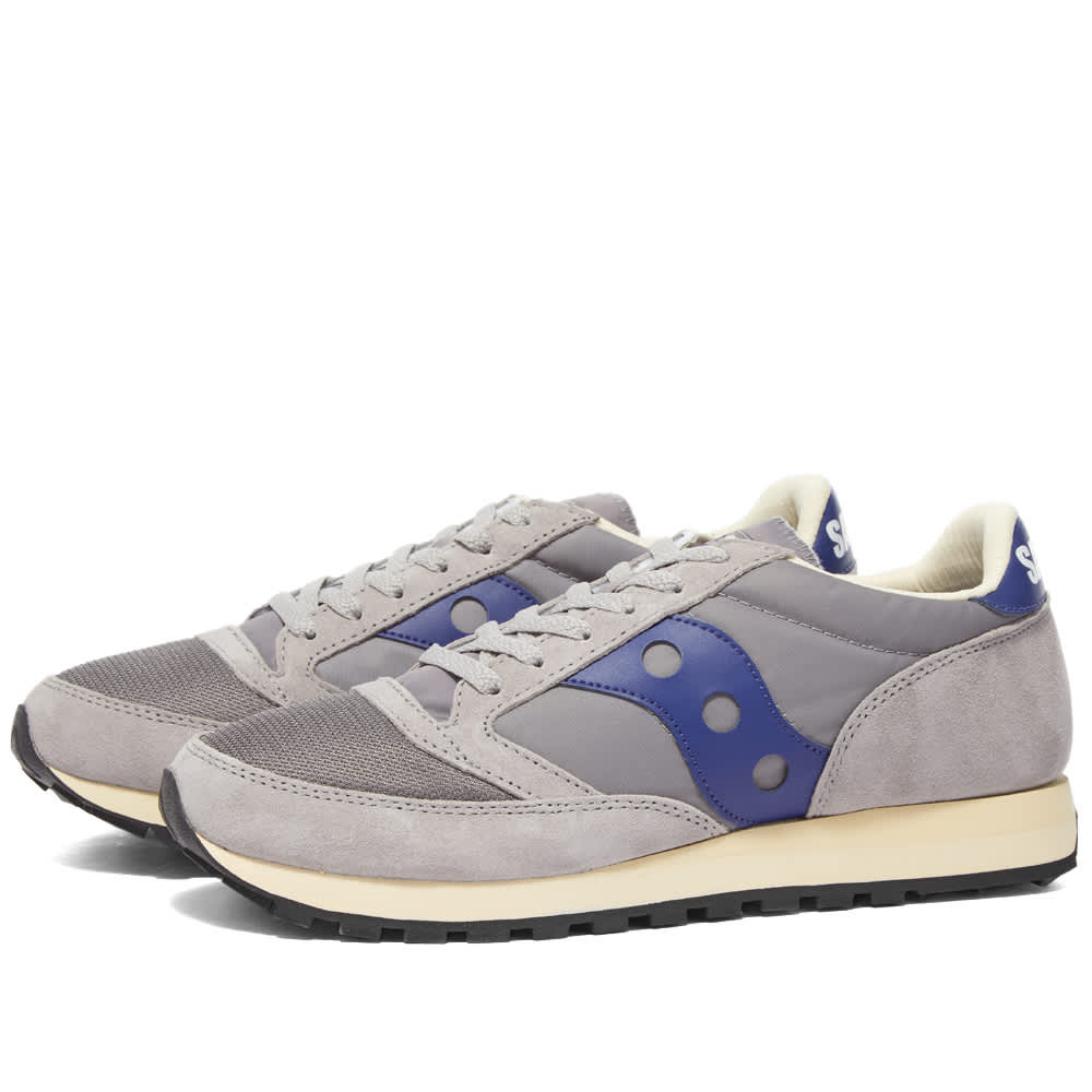 saucony jazz grey navy