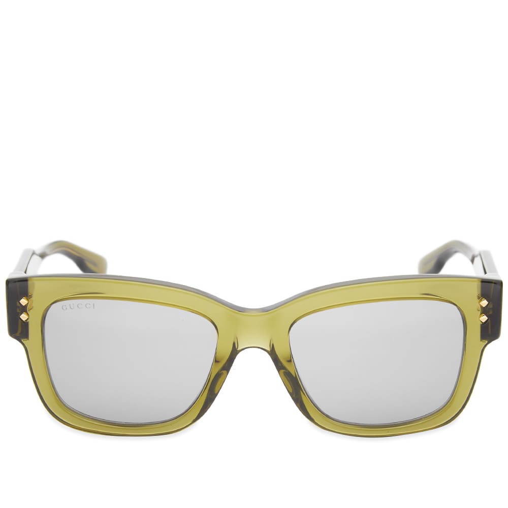 gucci sunglasses on face