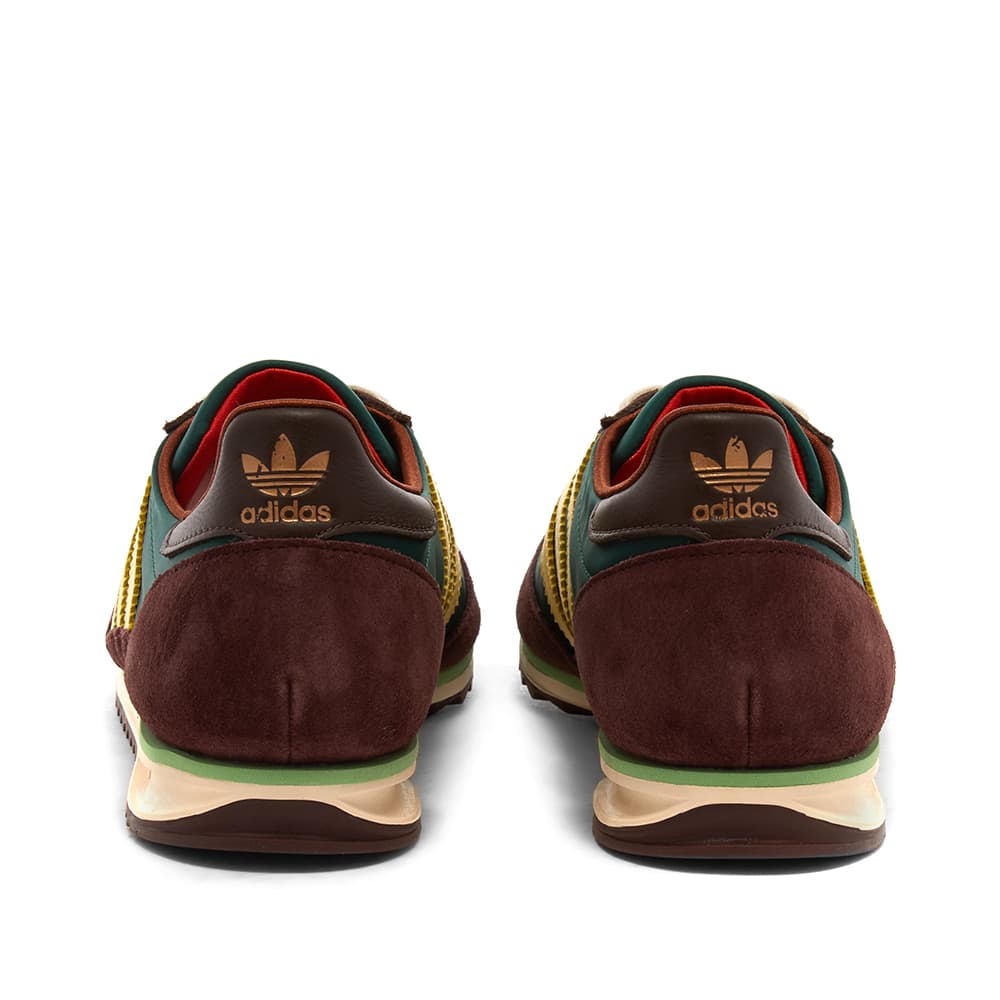 Adidas x Wales Bonner SL72 Hem, Maroon & Orange | END.
