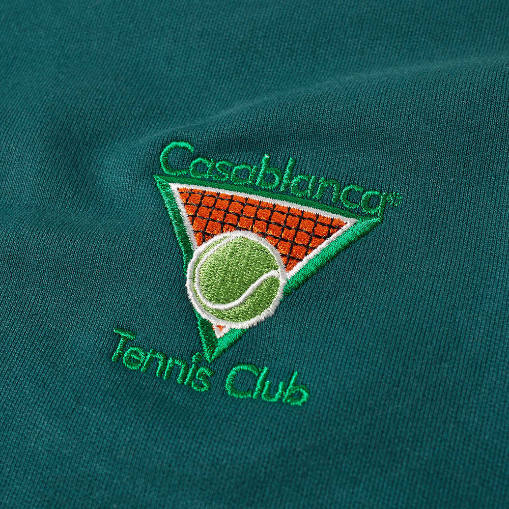 Casablanca Casa Tennis Club Crew Sweat Dark Green END. (Europe)