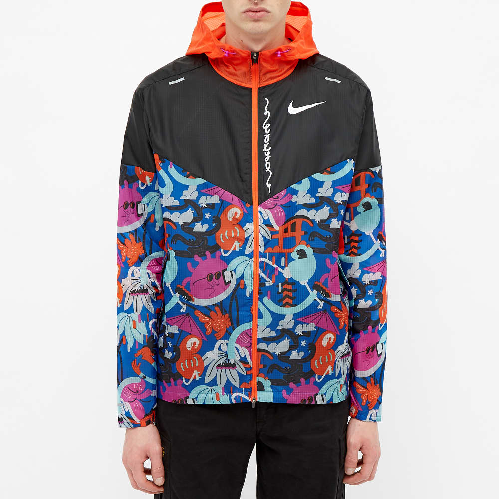 nike orange windrunner