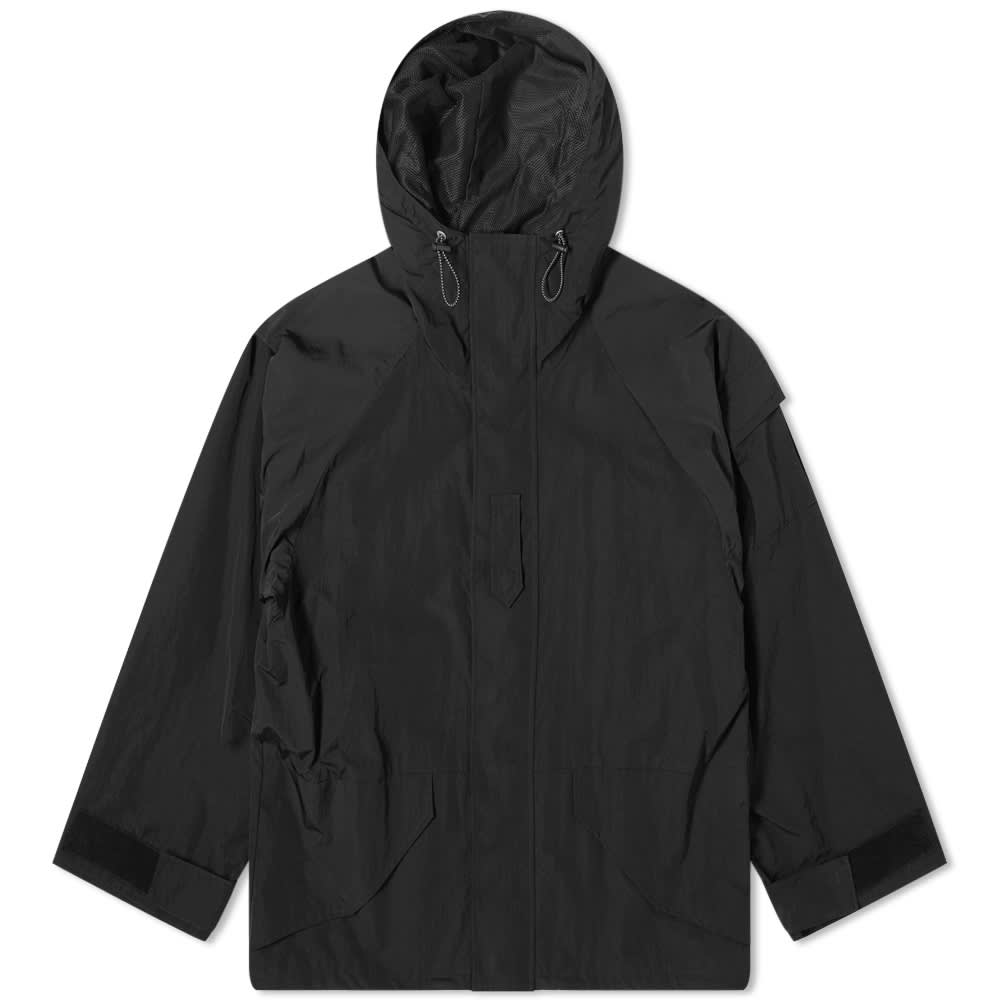 Unravel Project Nylon Drawstring Windbreaker Black END. (AU)