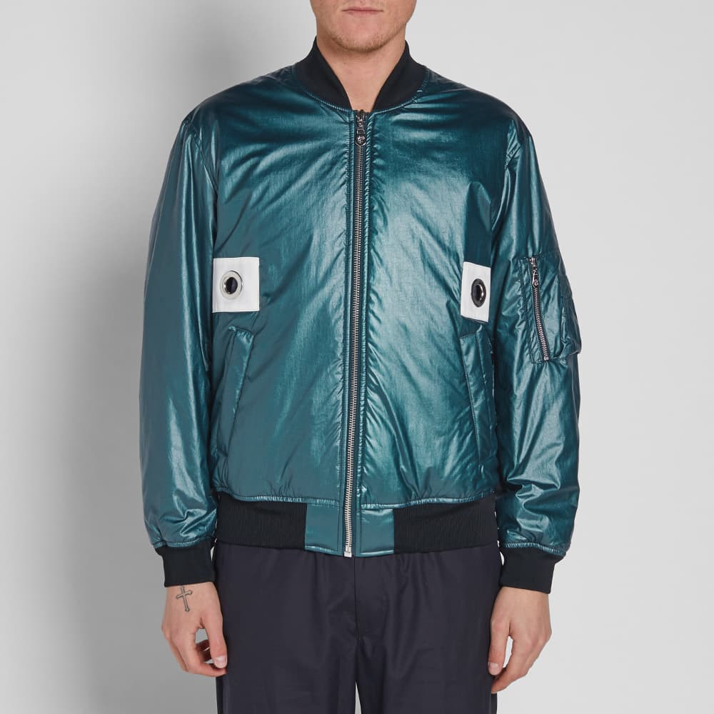 Kenzo Tech Cotton Bomber Jacket Bottle Green END. (AU)