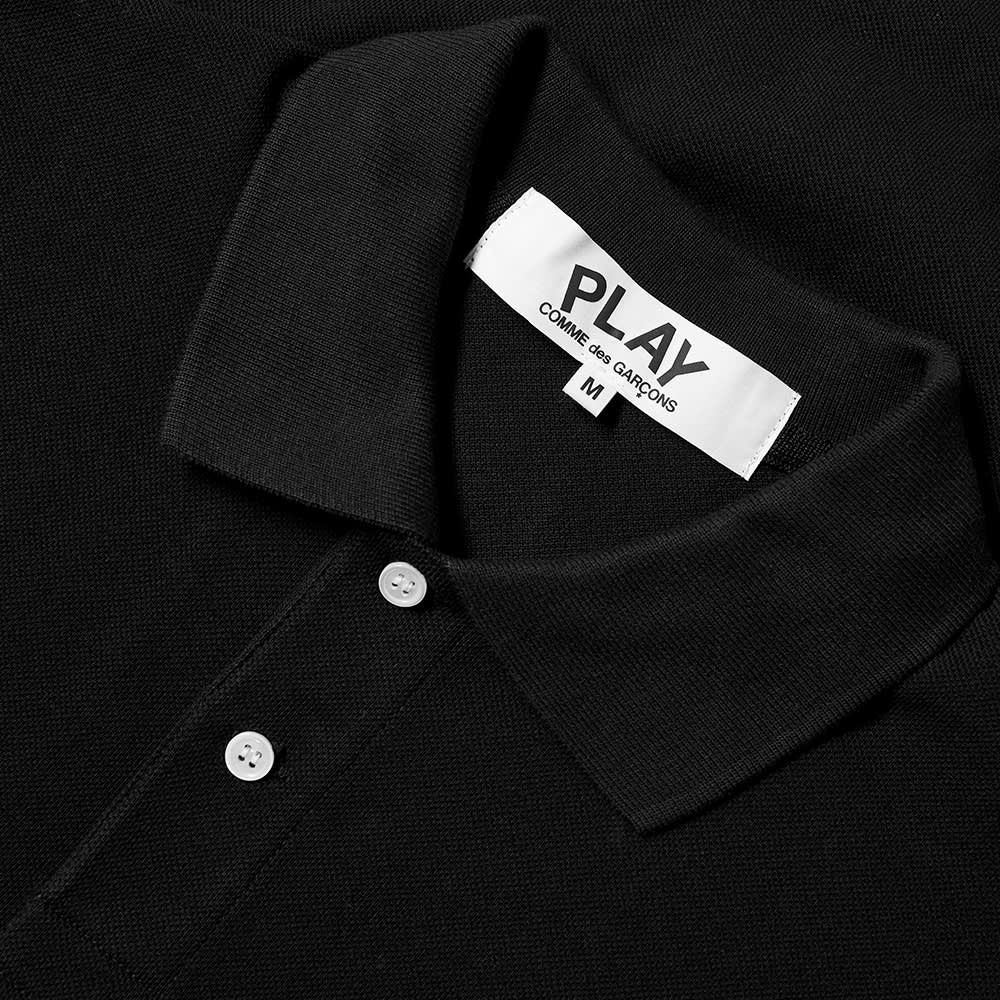 comme des garcons black polo