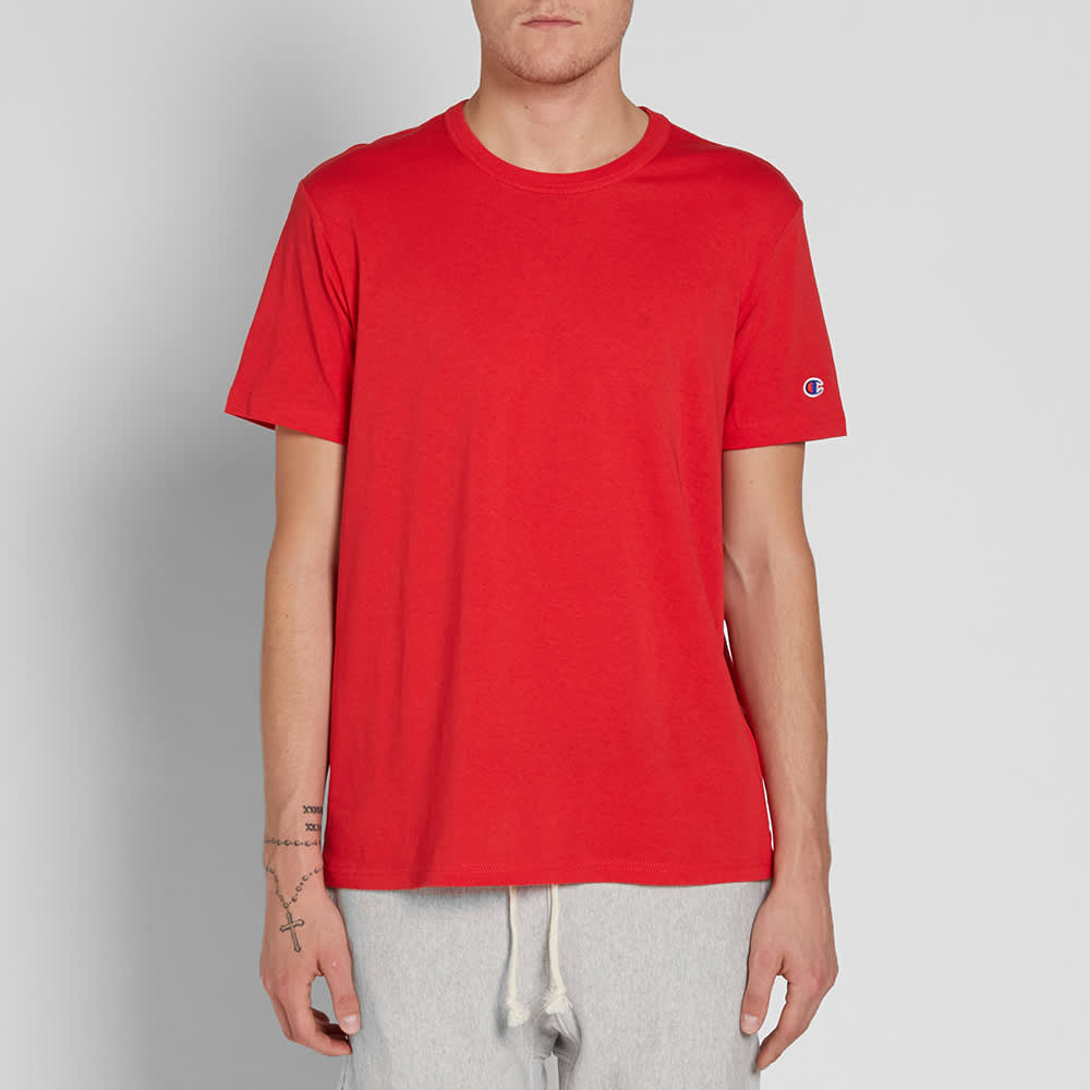 champion tee red