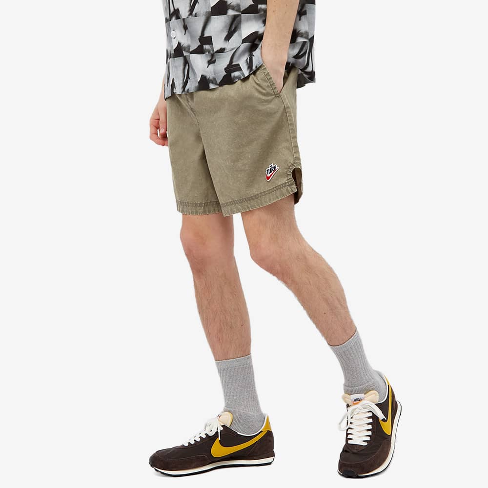 nike heritage essentials washed woven shorts