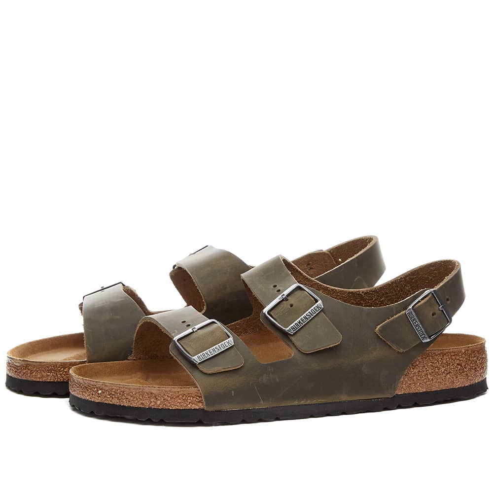 birkenstock milano khaki
